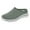 Green, variant on Womens Platform Mesh Slippers Breathable Thick Sole Slip On Shoes Lightweight Indoor Outdoor House Slides Grey