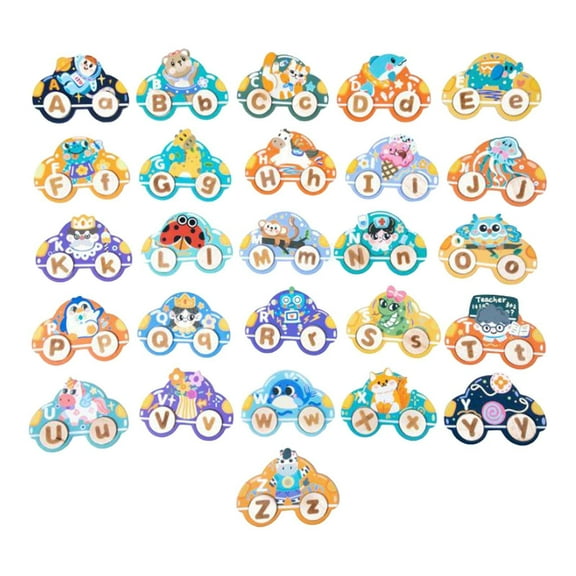 LeeQinersw Alphabet Flash Cards Abc Letters Recognition Game Learning Toys Educational Toy