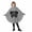 Grey, variant on jiaxiM Halloween Cape, Poncho Cloak, Halloween Poncho, Printed Outerwear, Lightweight Loose Fit Cape, All‑Season Holiday Wear, Fashion Outer Cloak
