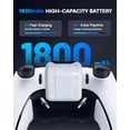 thumbnail image 3 of 1800mAh Wireless Charger for PS5 Controller, for PS5 DualSense Rechargeable Battery Pack, Fast Charging with LED Display, 14H+ Playtime, Accessories for PS5/DualSense Edge/Elite Controller, 3 of 7