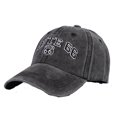 thumbnail image 1 of Gorra de béisbol bordada Route66s para hombre en mezclilla, 1 of 4
