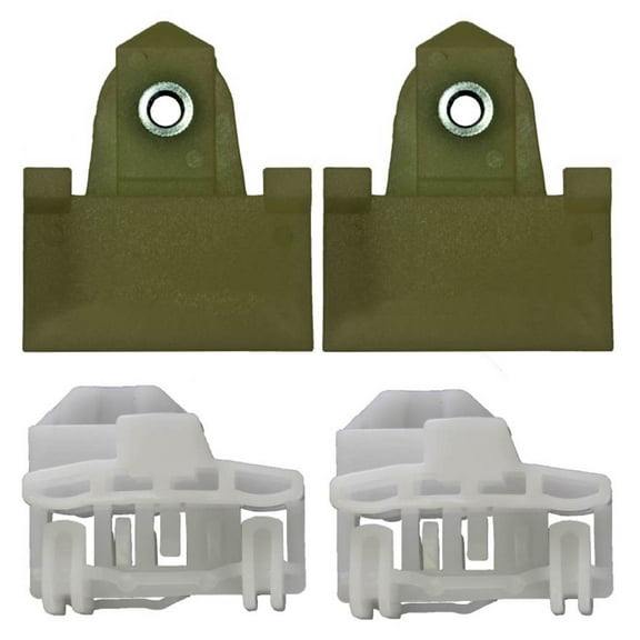 PT Auto Warehouse WL-7134808 - Window Sash Channel Door Glass Retainer Kit, 4 pcs - Driver Side Front Fits select: 1999-2005 PONTIAC GRAND AM, 1999-2004 OLDSMOBILE ALERO