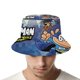 thumbnail image 4 of hombre perro Sombrero bucket para adultos, gorra de protección solar, sombrero de pescador plegable para viajes al aire libre, pesca y actividades de verano, 4 of 6