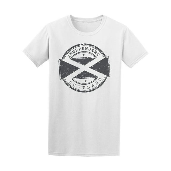 Independent Scotland Grunge Flag Tee Men's -Image by Shutterstock
