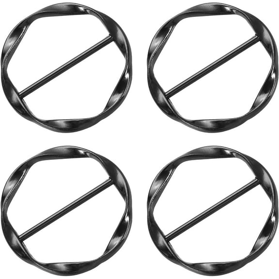 T-shirt Clips, Clothes Knotting Buckle Ring Wrap Holder for Women Scarf, Loose T-shirt