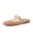 Whiskey, variant on Java Casual Womens Jelly Flats with Adjustable Strap, Closed Toe Mary Janes Mule Design, Waterproof Jelly Sandals for Women