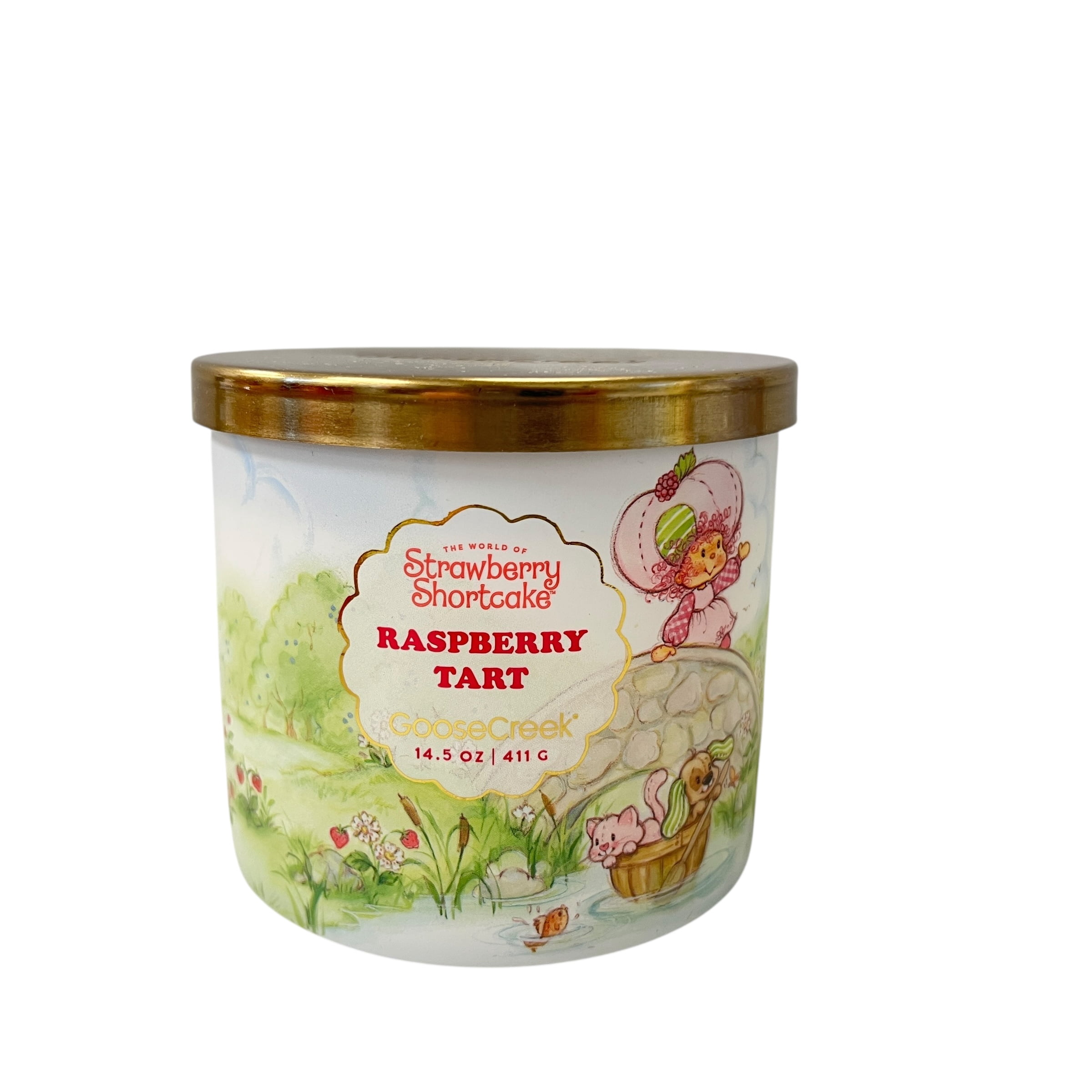 Goose Creek Raspberry Tart Scented 3 Wick Candle 14.5 oz