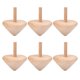 thumbnail image 1 of 6 uds juguete giratorio de madera DIY trompos de madera sin terminar trompos niños DIY juguetes de pintura suministros para manualidades oso de fresa Electrónica, 1 of 4