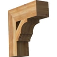 thumbnail image 3 of Ekena Millwork 6"W x 20"D x 20"H Balboa Block Rough Sawn Bracket, Western Red Cedar, 3 of 25