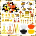 thumbnail image 2 of Miguan 135 pcs Construction Sensory Bin Items Construction Counting Sorting Sensory Bin Filler Fine Motor for Spring Summer Sorting Counting Decor Home Decoration Birthday Gift, 2 of 7