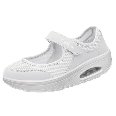 Platform Shoes for Women Summer Business Casual Shoes for Women Fashion Casual Breathable Lightweight Womens Casual Shoes Platform Shoes Sport Running Women s Shoes Casual Shoes