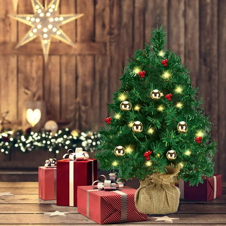 Ktaxon Mini Christmas Tree Set with Ornaments, Best DIY Christmas Decorations - Walmart.com