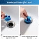 thumbnail image 2 of 2 Pcs Silicone Tub Stopper Universal Bathtub Stopper Flower Shape Bath Tub Plug Drain Stopper (Camouflage Blue), 2 of 5