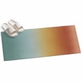 thumbnail image 2 of Hallway Runner Rug 2'x6', Orange Yellow Green Ombre Kitchen Runner Rugs Non-Slip Carpet Mats, Modern Art Aesthetics Abstract Bedside Rugs Runners Washable Floor Carpet for Bathroom Laundry Room, 2 of 8