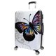 thumbnail image 1 of Luggage World Traveler Butterfly de policarbonato de 28 pulgadas, 1 of 4