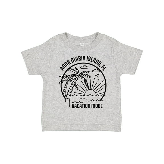 Inktastic Summer Vacation Mode Anna Maria Island Florida Boys or Girls Toddler T-Shirt