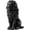 Black, variant on 20.5" Black Lion Statue Outdoor Garden Decor, Weather-Resistant Matte Resin Animal Sculpture for Front Porch, Patio and Lawn, Art Deco Home Decor