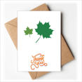 thumbnail image 1 of Cartes de Remerciement Gren maple vectorgraph Enveloppes Note Vierge, 1 of 3