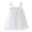 White, variant on Karoyedx Toddler Flower Girl Dress Toddler Girl Tulle Dress Ruffle Sleeveless Summer Girls' Dresses Birthday Wedding Casual Yellow Size,4-5 Years