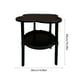 thumbnail image 3 of Mesa Auxiliar de Sofá con Ruedas de 4 Niveles | Mesa de Aperitivos Móvil para Sala de Estar | Mesa de Centro Pequeña con Estantes de Almacenamiento | Negro/Blanco/Verde/Caqui, 3 of 6