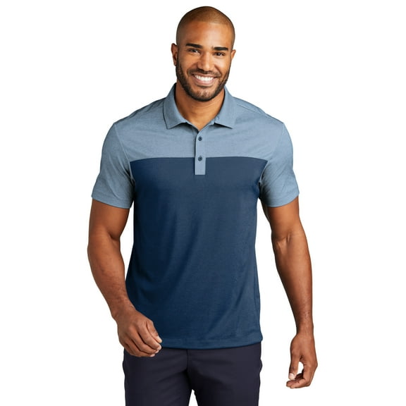 Port Authority Fine Pique Blend Blocked Polo K831