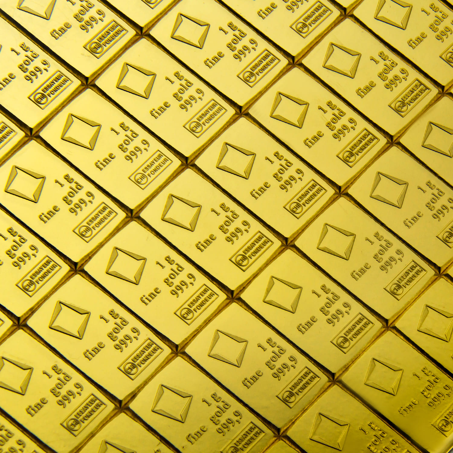 50 x 1 gram Gold Valcambi CombiBar™ (In Assay)