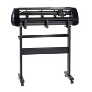 VEVOR Vinyl Cutter Machine, 28 inch Max Feed Width, Dual Blades, Adjustable Force and Speed, LED Display, Vinyl Plotter Cutter Printer Bundle with Sticker Sheets, Transfer Film, Signmaster Software