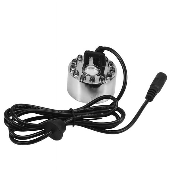 Ultrasonic Mist Maker Fogger Water Fountain Pond 12 LED