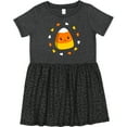 thumbnail image 3 of Inktastic Cute Halloween Candy Corn Girls Toddler Dress, 3 of 5