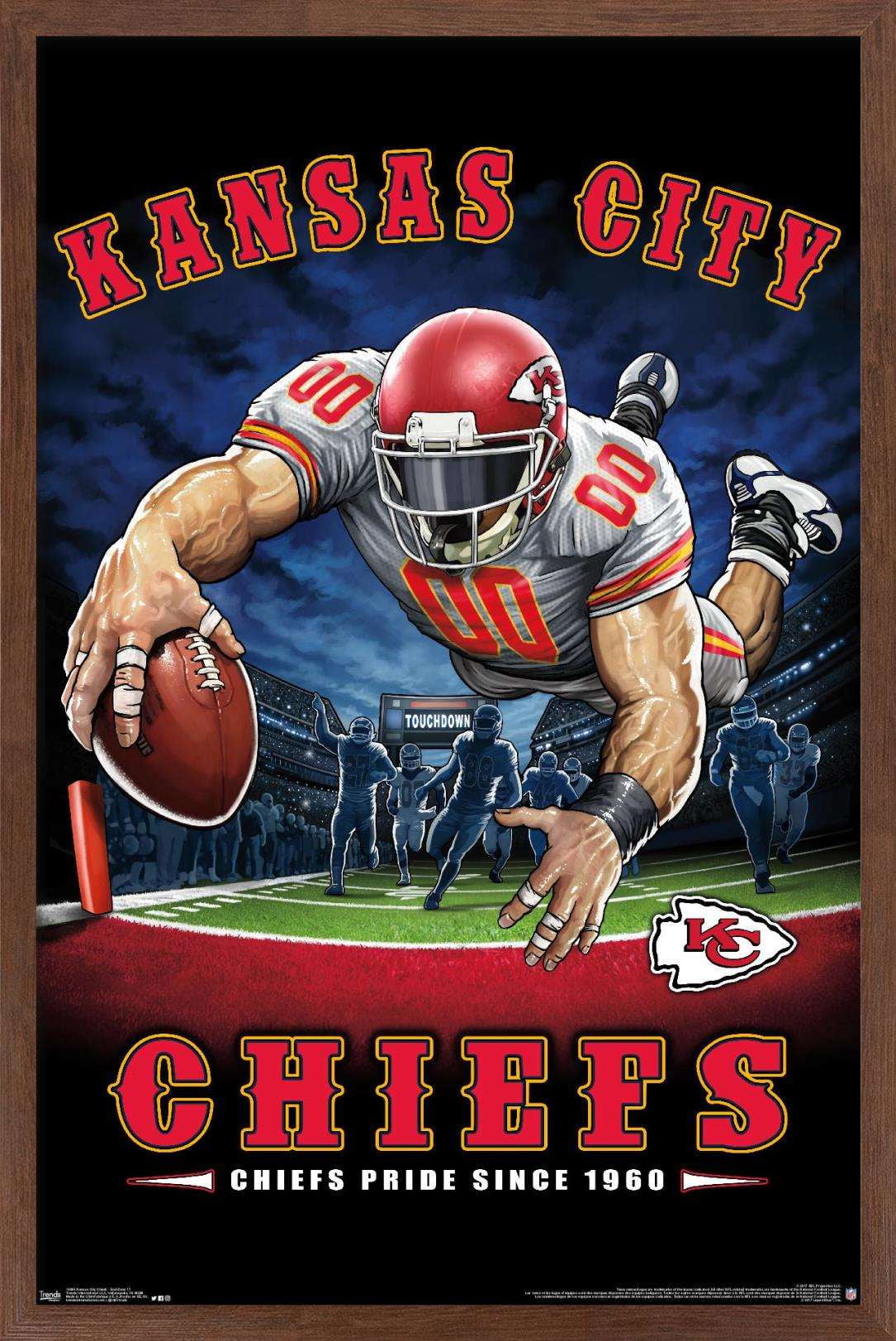 NFL Kansas City Chiefs End Zone 17 Poster