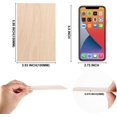 thumbnail image 2 of Paquete de 15 hojas de tilo de 6x4 para manualidades Hojas de madera de cricut delgadas de 2 mm Hojas de madera contrachapada de tilo de Cricut para decoraciones navideñas Dibujo Pintura Diy Naci, 2 of 5