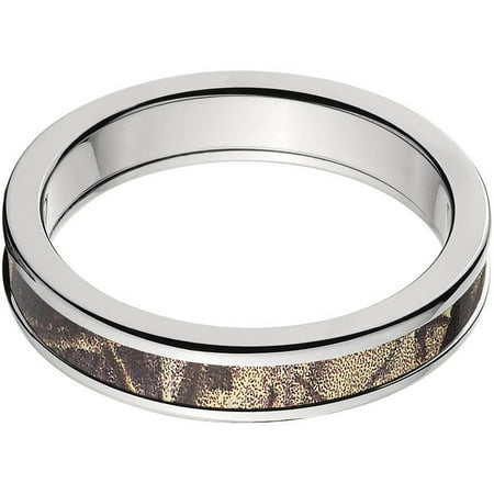 4mm Half-Round Titanium Ring with a RealTree AP Camo Inlay