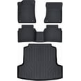 thumbnail image 3 of Auxko All Weather Floor Mats Cargo Mat Fit for Nissan Altima 2019-2025 2026 TPE Floor Liner Trunk Mat Altima Accessories All Season Odorless Anti-Slip Black, 3 of 8