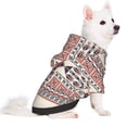 thumbnail image 2 of Fotbe Fashion Tatreez1 Sudadera con Estampado para Perros Pequeños – Suéter con Capucha para Mascotas, Tela Suave de Forro Polar con Bolsillo-Medium, 2 of 7