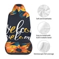 thumbnail image 5 of Sikiie Sunflower Welcome A Car Seat Protector 2 Pack Car Seat Cushion Mat, Car Seat Covers for SUV, Truck, Van, 5 of 7