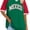 Green, variant on 2026 Mexico Soccer Shirts for Women, Mexico Letters Print T Shirt, Soccer Cup Mexican Graphic Tees Casual Vacation Short Sleeve Tops - Black-Medium