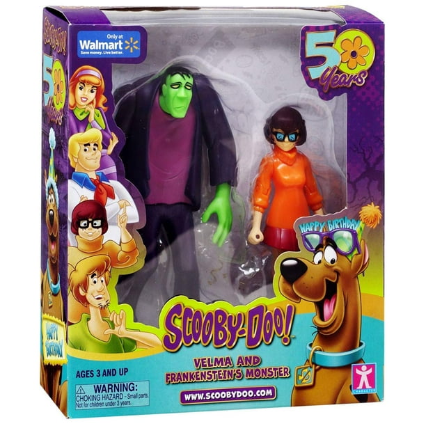 Scooby-Doo Velma & Frankenstein's Monster Action Figures - Walmart.com ...