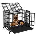 thumbnail image 1 of Jaula para perros JY QAQA Heavy Duty, metal mejorado, 122/96 cm, 1 of 7