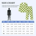 thumbnail image 3 of Wukai Happy Fruit Men's Long-Sleeve Pajama Set - Comfortable Sleepwear with Button-Down Shirt and Pants-Large, 3 of 6