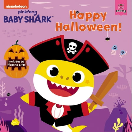 Baby Shark: Baby Shark: Happy Halloween!: Includes 10 Flaps to Lift! (Paperback)