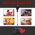 thumbnail image 4 of Topbuy Freestanding Punching Bag with Boxing Gloves for Children Adult Speed Training Household Decompression Equipment, 4 of 7