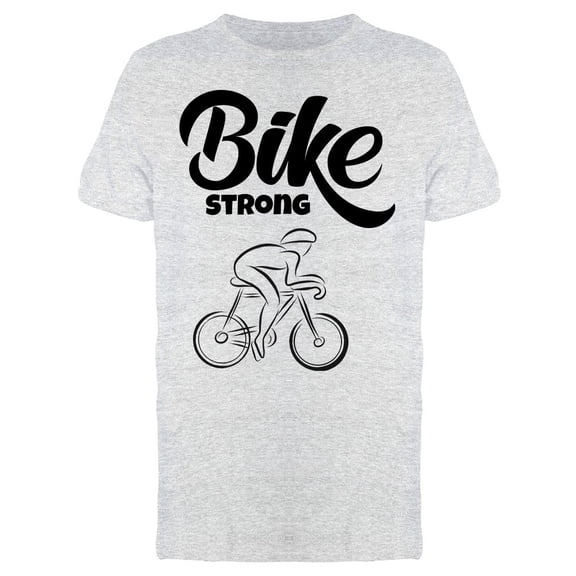 Bike Strong Hand Drawn Tee Men's -Image by Shutterstock