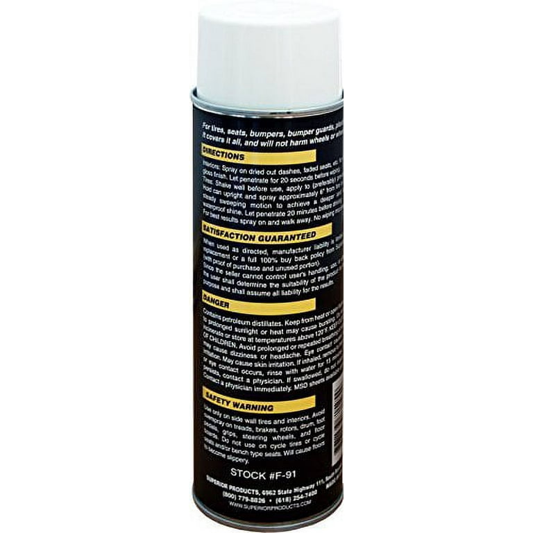 Superior California Cover All Products - Automotive Tire Shine Aerosol  Spray Can for sale online