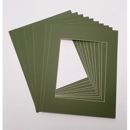 12x16 White Picture Mats With White Core For 11x14 Pictures Fits