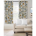 thumbnail image 2 of Farmhouse Daisy Blackout Curtains for Bedroom Living Room Darkening Curtains 54 Inch Long Spring Vintage Country Flower Plant Short Curtain for Small Window Treatment Grommet Drapes 42"x54"x2, 2 of 9