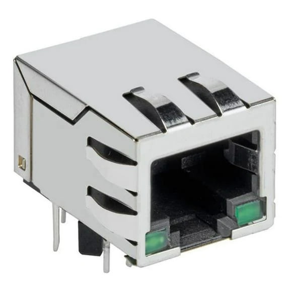 SI-60005-F Connector Magjack Modular Port RJ45 100 Base-T PCB :RoHS
