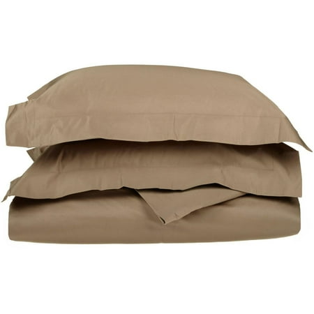 Superior 1500 Thread Count Single-Ply Egyptian Cotton Solid Duvet Cover Set