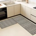 thumbnail image 5 of Kitchen Rugs Sets of 3 Non Slip Washable Kitchen Mats for Floor, Waterproof Kitchen Runner Rug, Floor Mat Carpet for Entryway, Laundry, Sink, Hallway, Bathroom, 5 of 10
