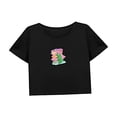 thumbnail image 4 of Camiseta holgada para mujer, ropa deportiva de recuerdo de verano, para vacaciones, viajes, trabajo SG, 4 of 7