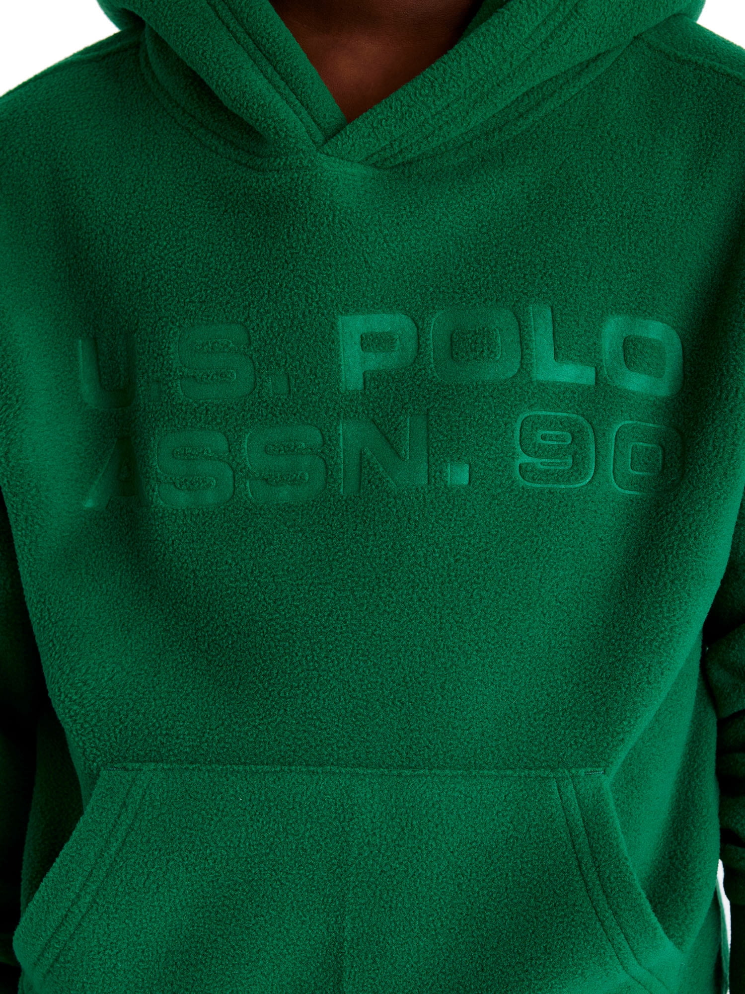 U.S. Polo Assn. Boys Polar Fleece Pullover Hoodie, Sizes 4-18
